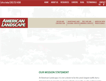 Tablet Screenshot of amerlandscape.com